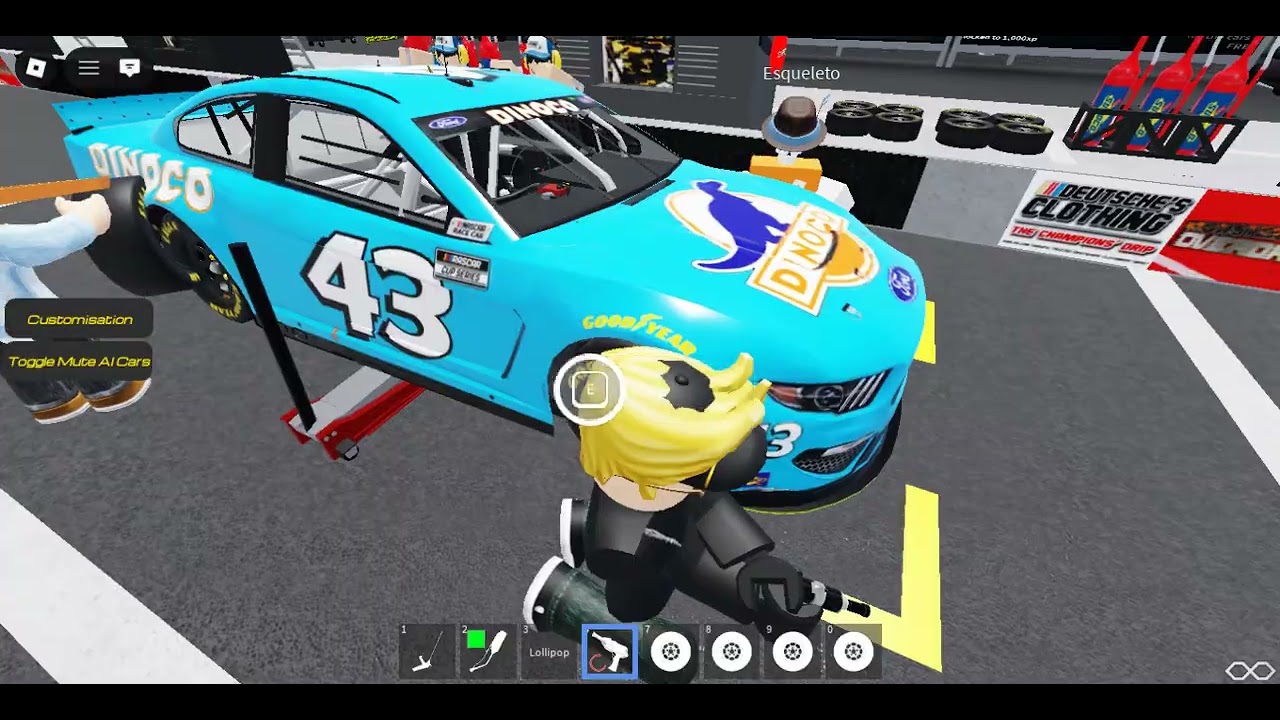 Nascar pit stop