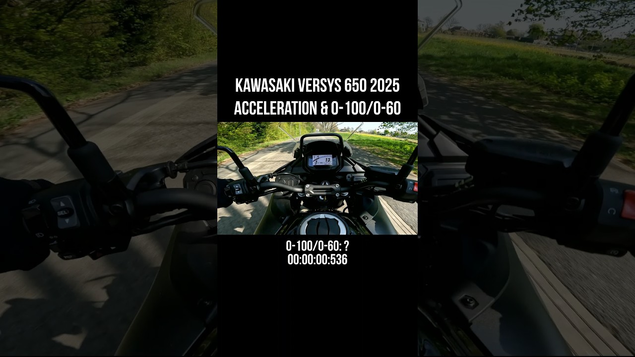Kawasaki Versys 650 2025 Acceleration
