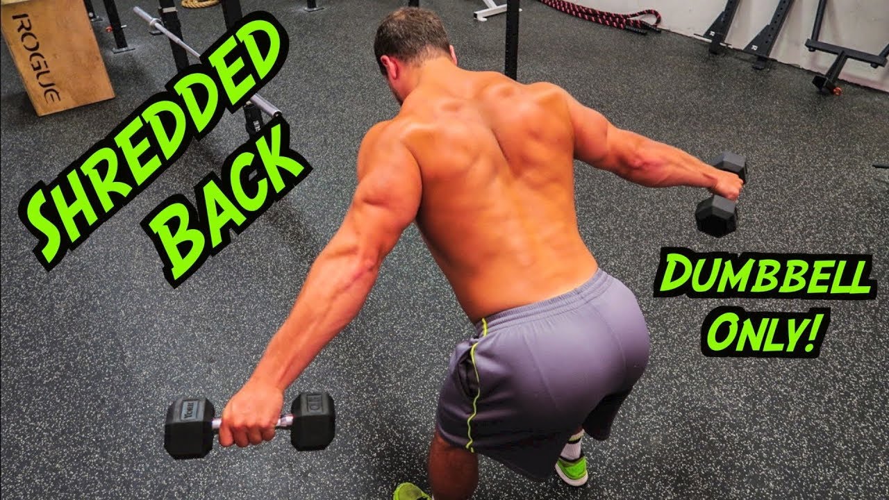 Intense Tabata Dumbbell Back Workout (HIIT)
