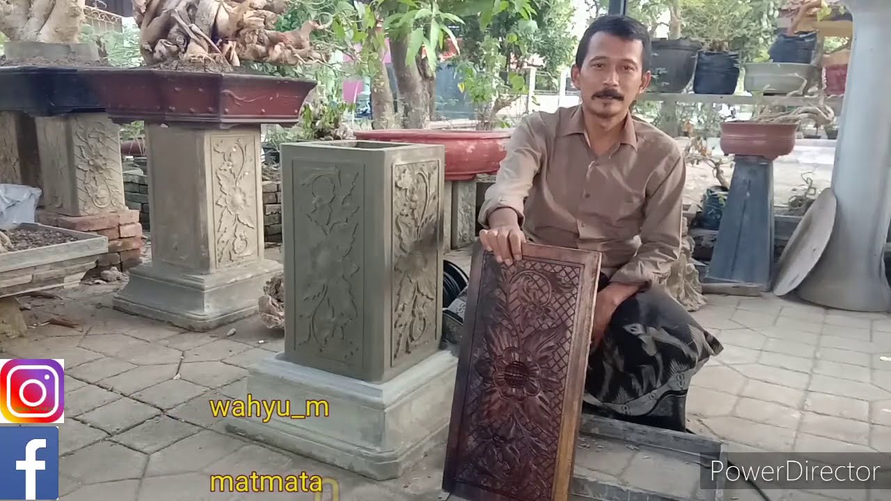 TUTORIAL!! PILAR UKIR BONSAI (TUTORIAL !!  MAKING BONSAI CARVING PILLARS)