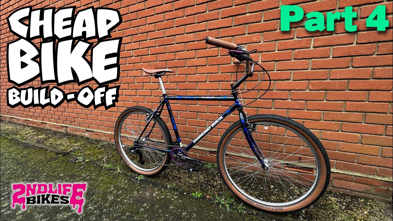 Cheap Bike Build Off - Diamondback Traverse Restoration -  parts bin Commuter bike build vintage MTB