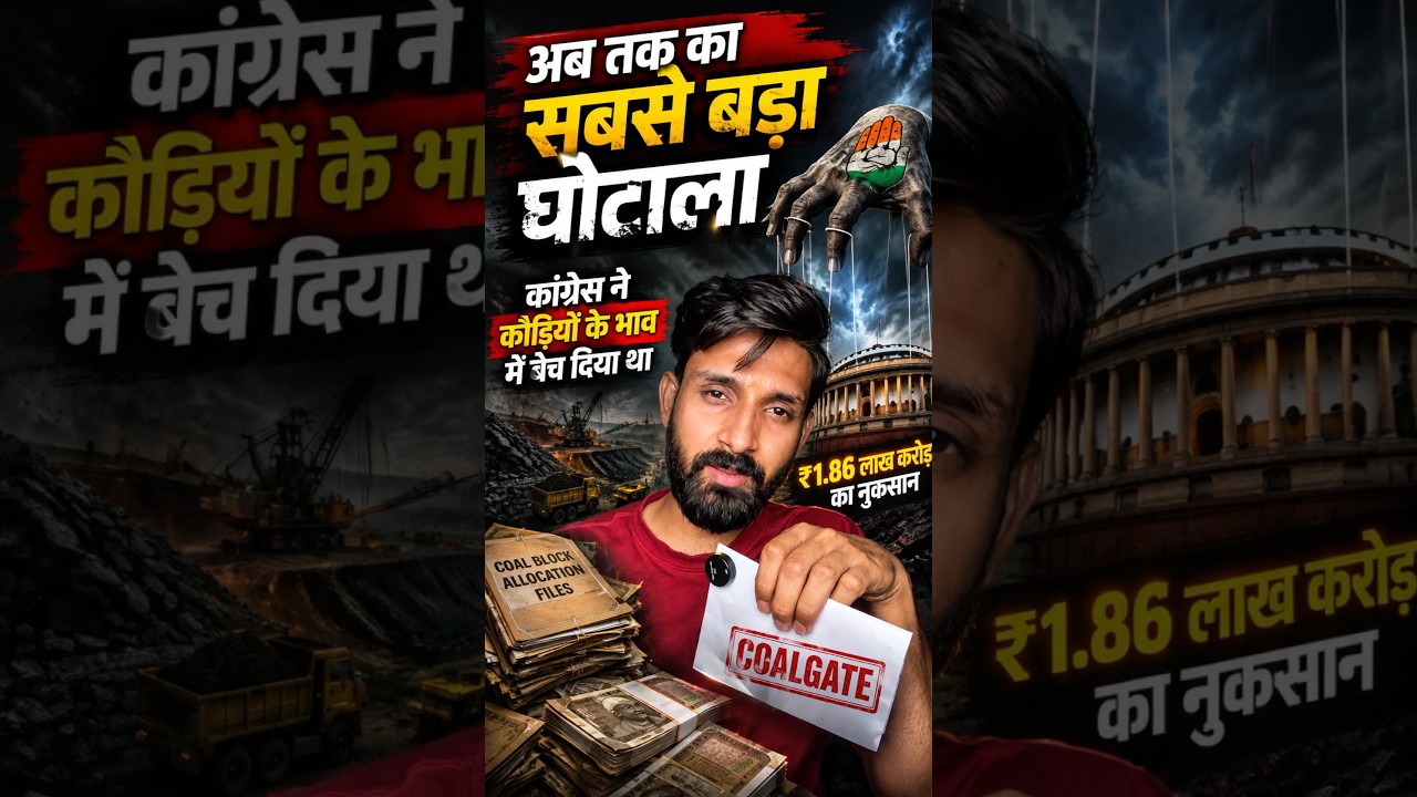 अब तक का सबसे बड़ा घोटाला  #shorts #shortvideo #shortsfeed #congress #scam #modi #politics