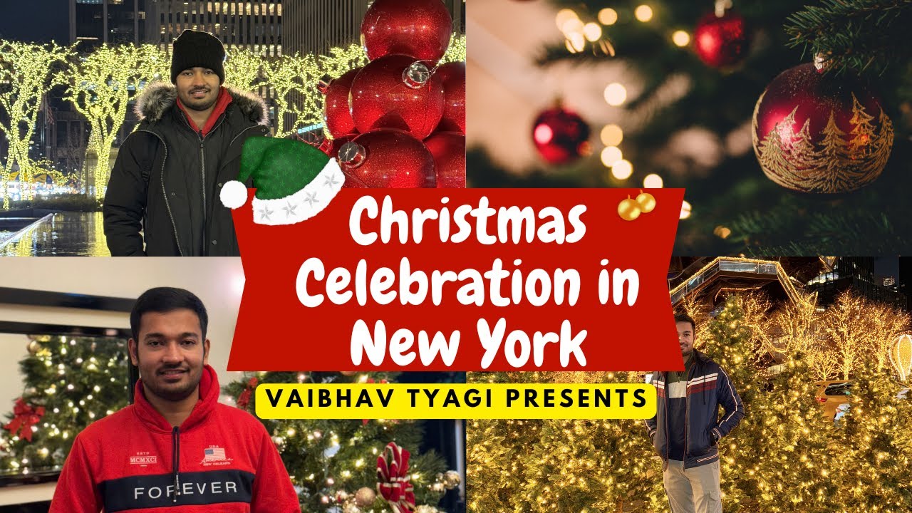 Christmas & New Year Celebration in New York: A 4-Day Festive Vlog for Indians 🎄🎆 #newyork #indian