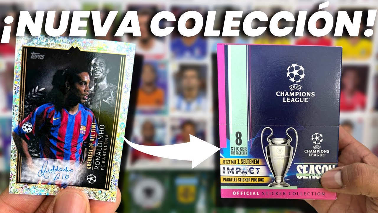 ¡ASÍ ES LA NUEVA COLECCIÓN DE LA CHAMPIONS LEAGUE 2024¡ - Topps Champions League 2023-2024