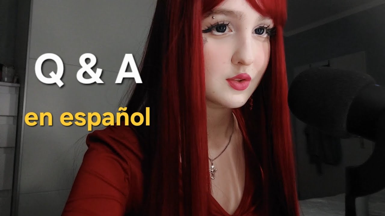 ⭒⋆ ｡Q & A spanish version ASMR｡⭒⋆(no hablante de español)･ﾟ:･.✧