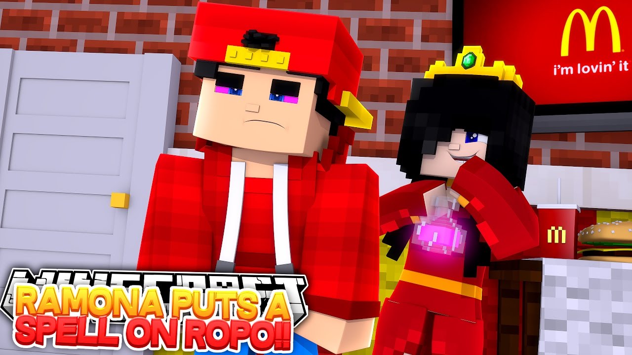 Minecraft Adventure - RAMONA PUTS A SPELL ON LITTLE ROPO!!!