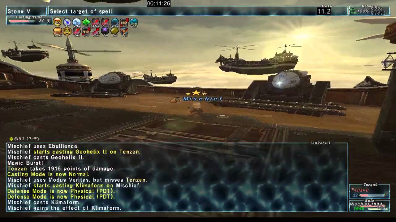 FFXI - SCH Tenzen Solo (Very Difficult)