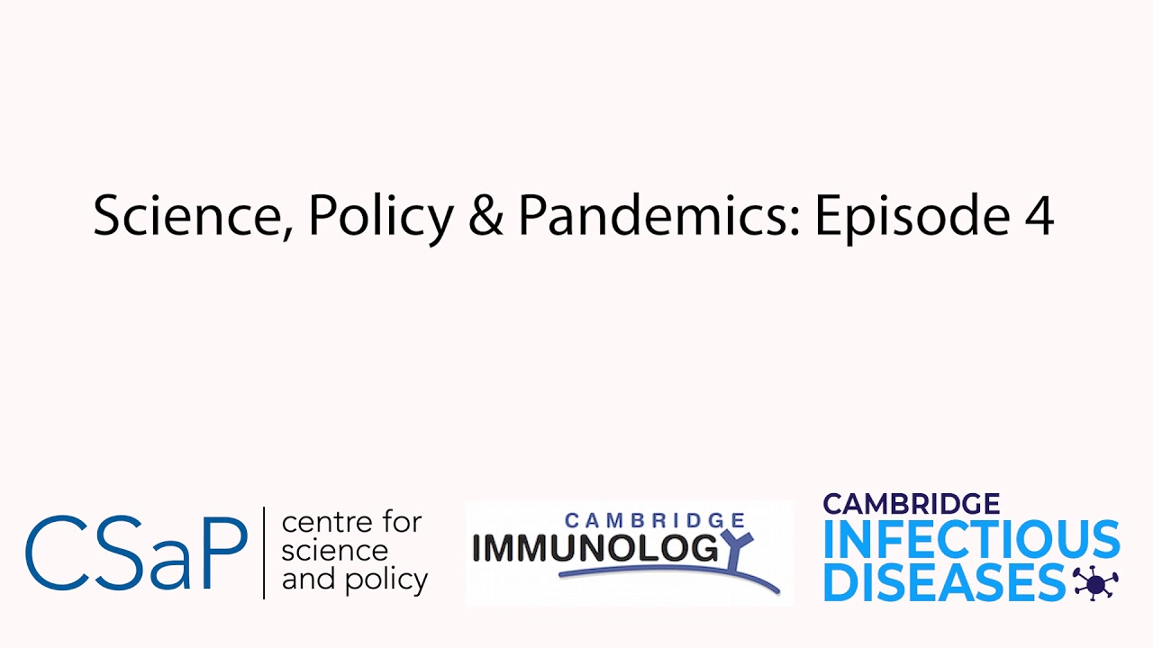 Science, Policy & Pandemics: Episode 4 - Applying Statistical Methods to Epidemiology