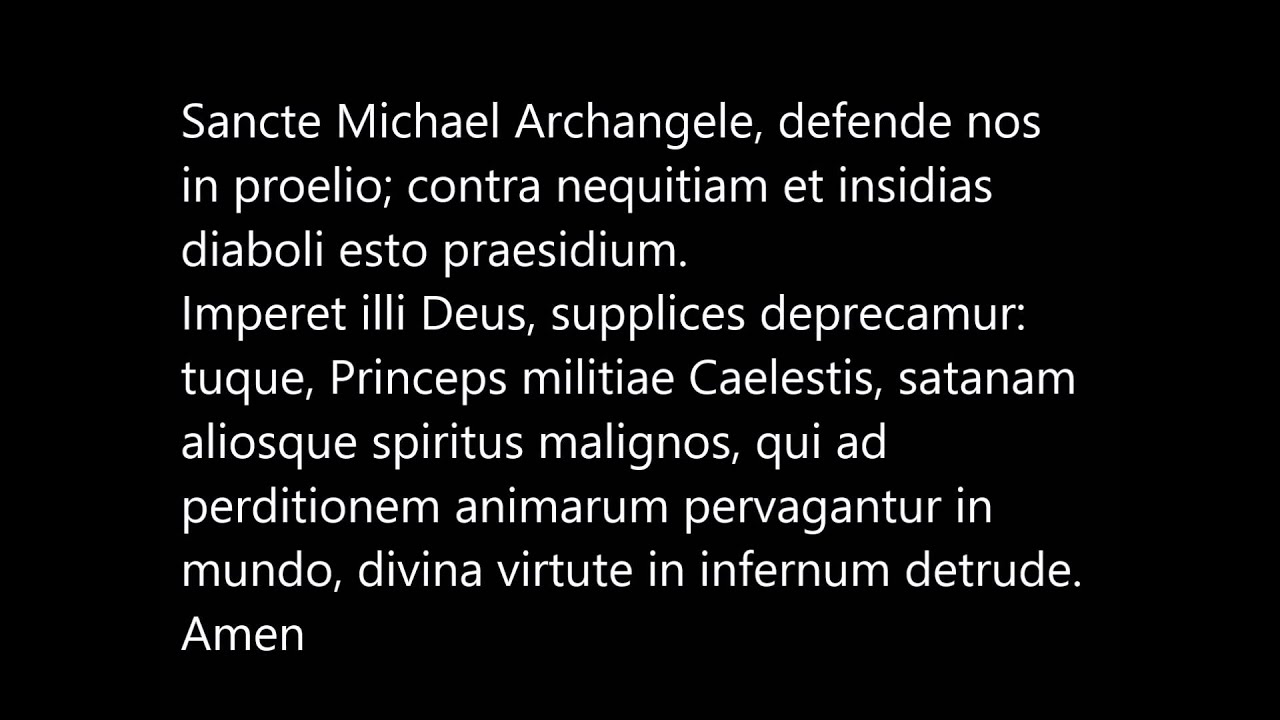Sancte Michael Archangele