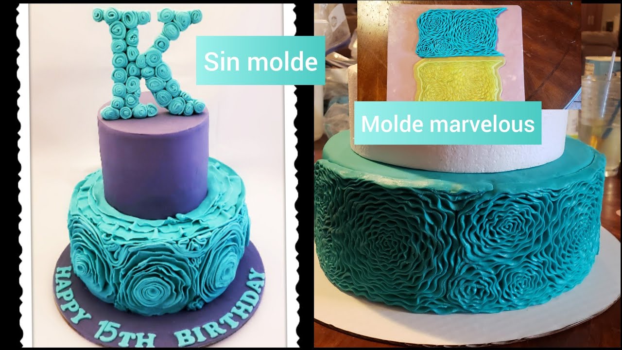 Ruffles cake /pastel de rufles / pastel de rosas