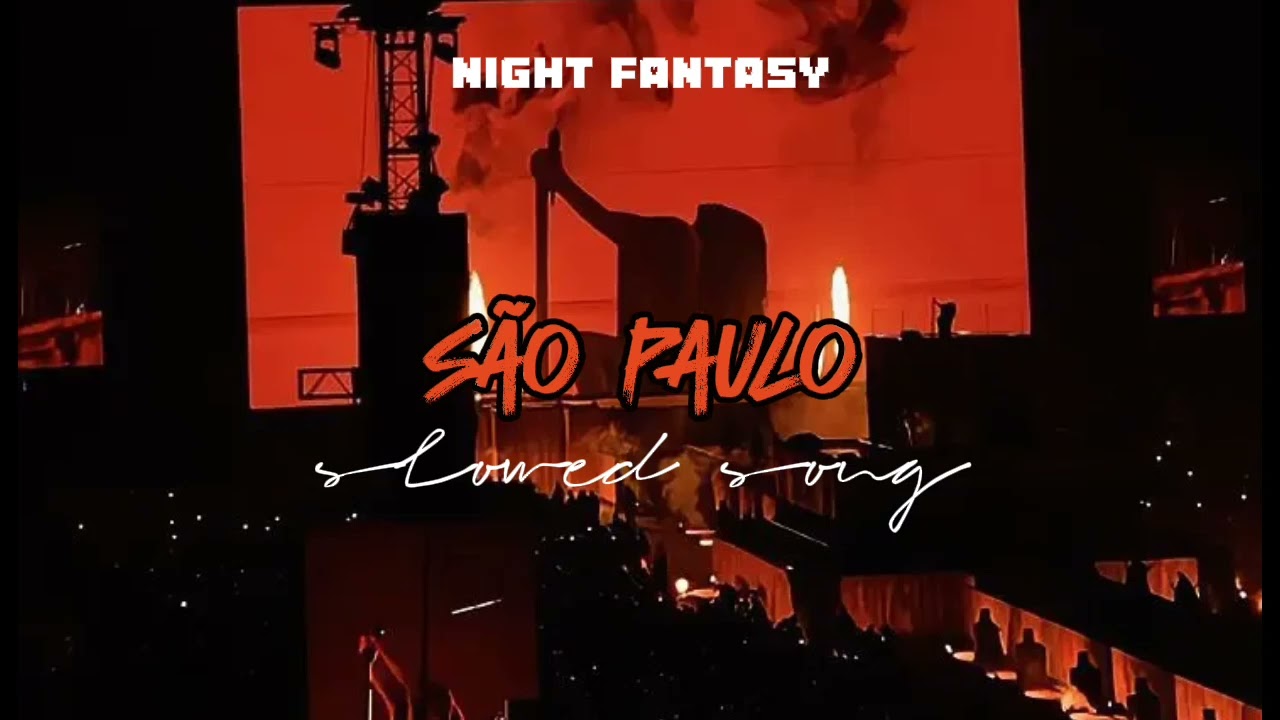 São paulo - The weeknd feat. Anitta / slowed song + empty arena