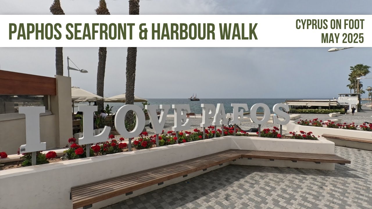 Paphos Sea Front And Harbour Walk #travel #harbour #cyprus