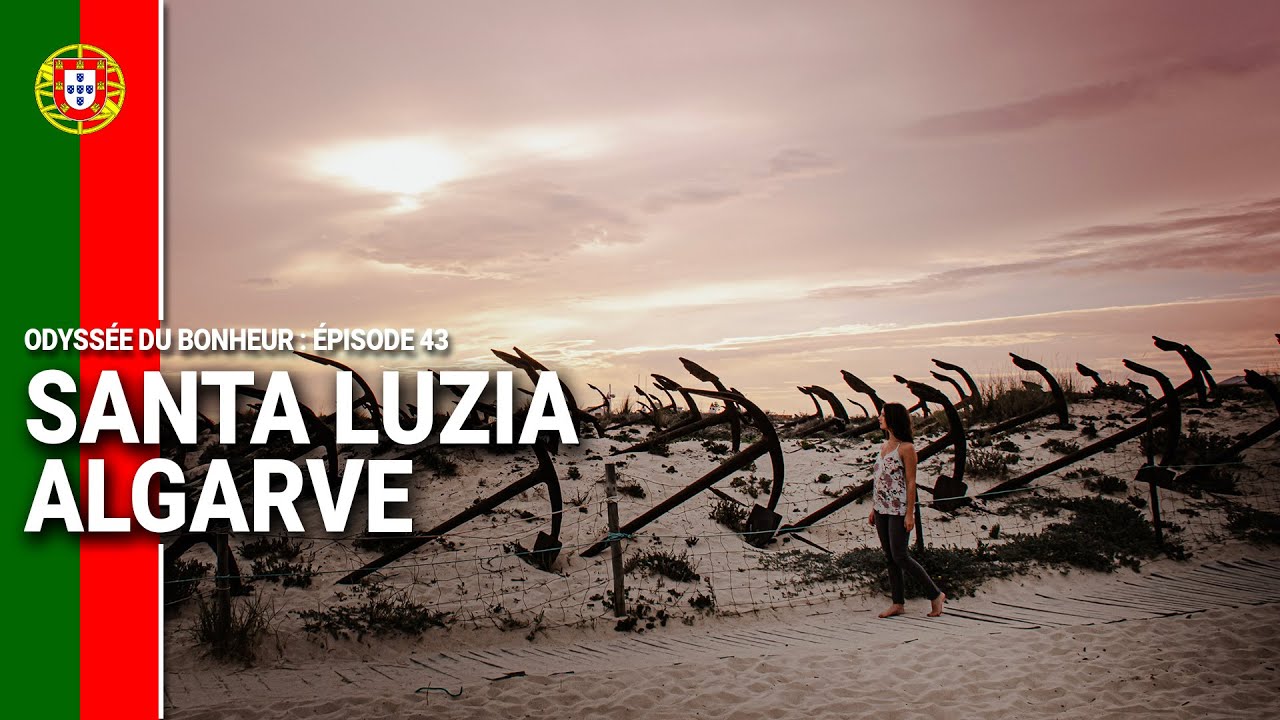 ON VISITE UNE PLAGE UNIQUE : SANTA LUZIA ALGARVE