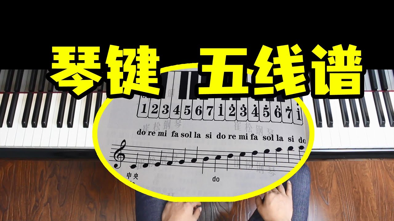 零基础钢琴 第1集，钢琴入门，五线谱和琴键，这一集【最最最】重要！