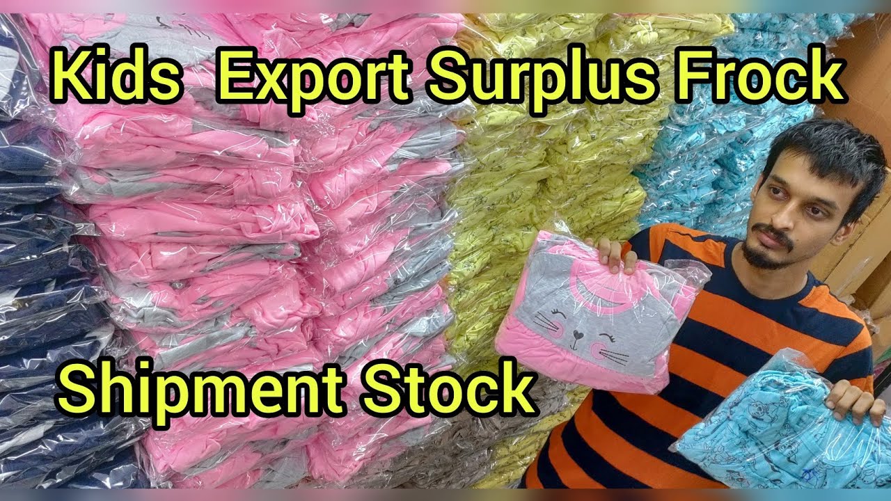 Cheapest Export Surplus Branded Garments | Export Surplus Frocks | Charu Exports #export  Frocks