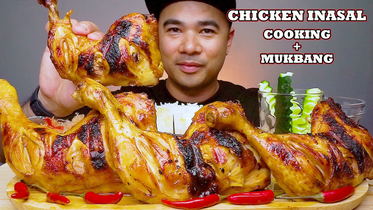 CHICKEN INASAL COOKING MUKBANG | GRILLED CHICKEN | MANG INASAL CHICKEN BACOLOD | ALFIE EATS