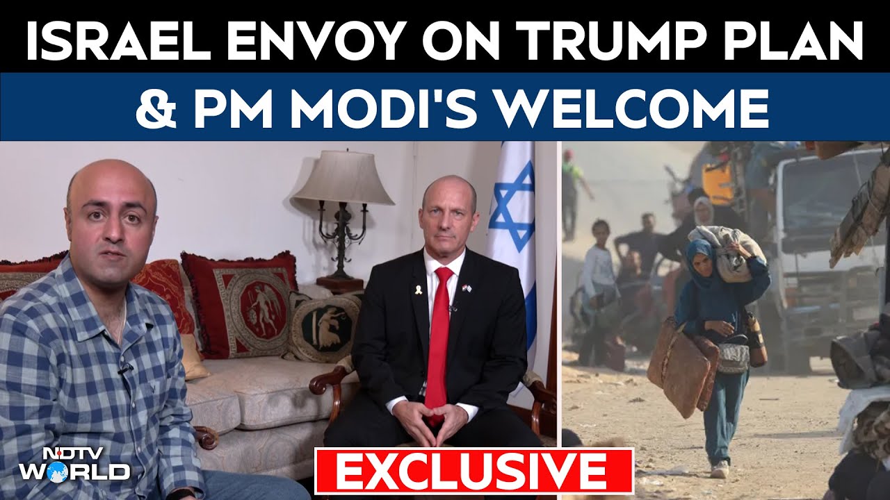 Trump Gaza Peace Plan News | Israel Envoy On Trump Plan & Modi’s Welcome | Reuven Azar Exclusive