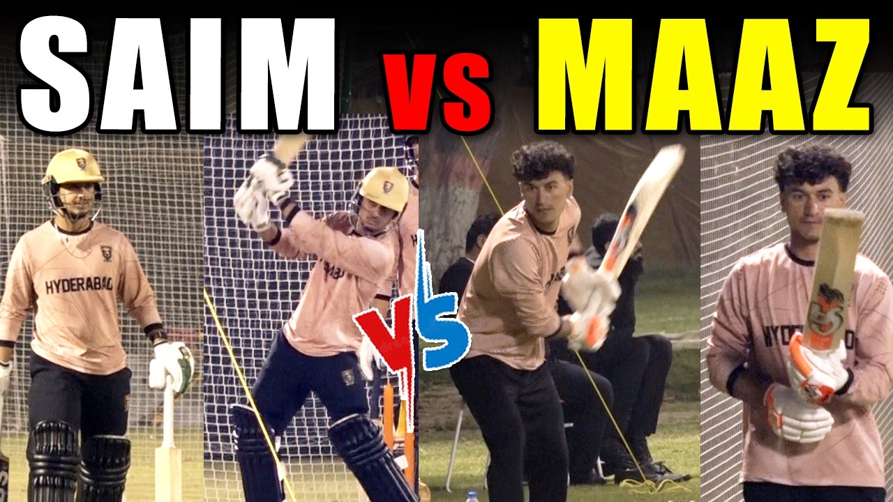 Saim Ayub vs Maaz Sadaqat Batting Highlights