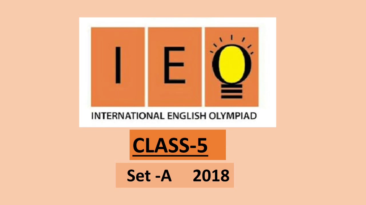IEO Class 5 Question Paper (English Olympiad) for Class 5