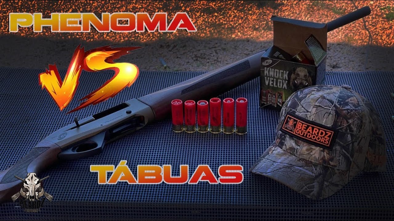 ESPINGARDA ARMSAN PHENOMA - QUANTAS TÁBUAS FURAM TIRO DE CALIBRE 12