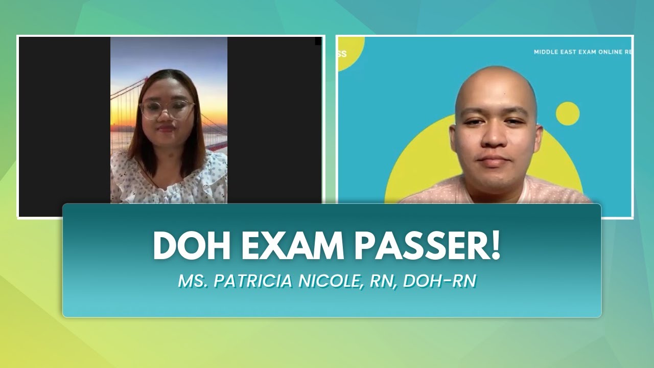 DOH Exam Passer | Patricia Nicole, RN, DOH-RN