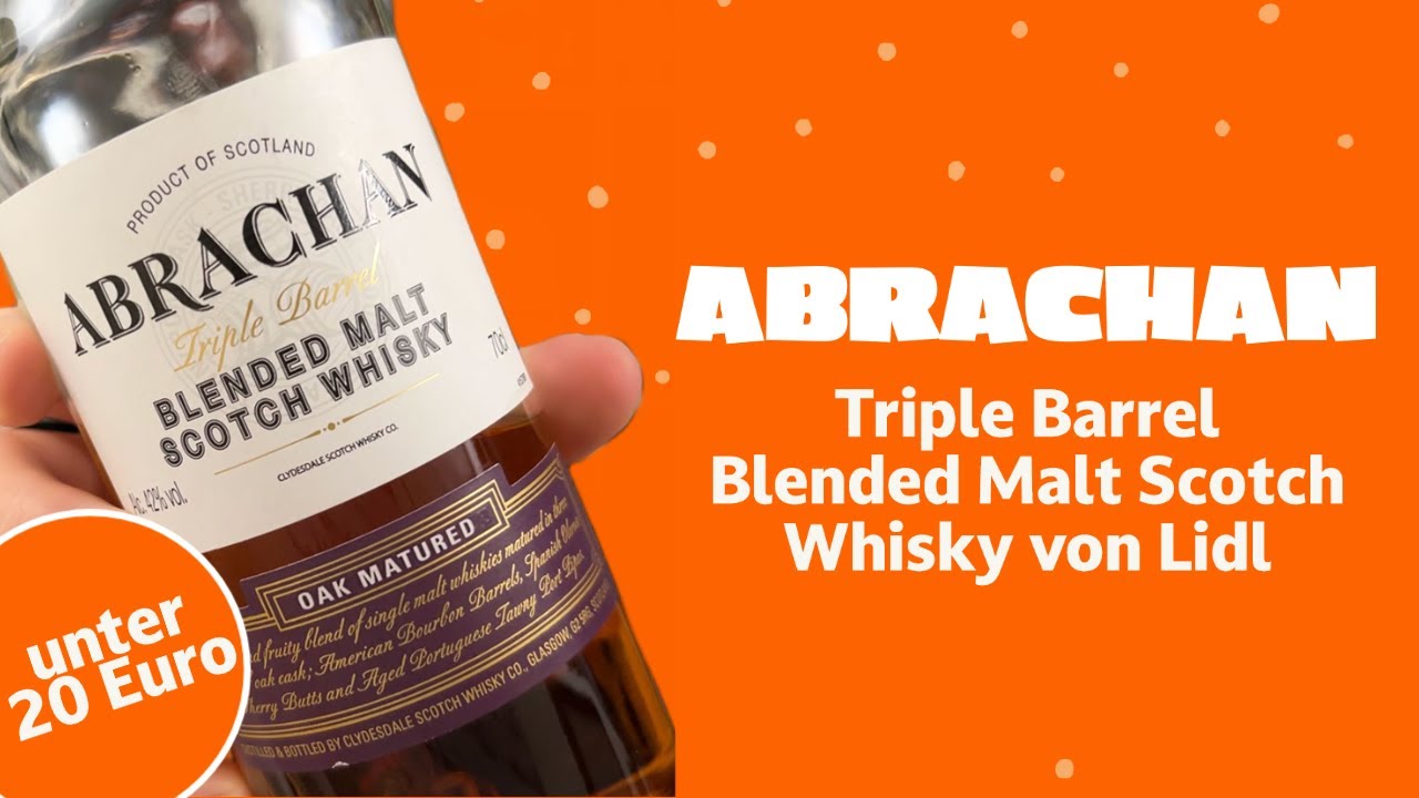 Abrachan Triple Barrel - Blended Malt Whisky von Lidl für 15 Euro - Whisky Verkostung | Cheap Mr. Z
