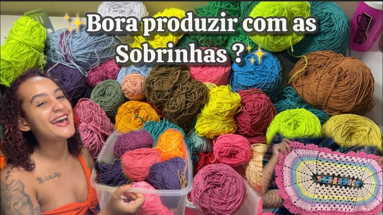 Crochetando com as sobrinhas Vai sair muitas lindezas por aqui ! ✨😍
