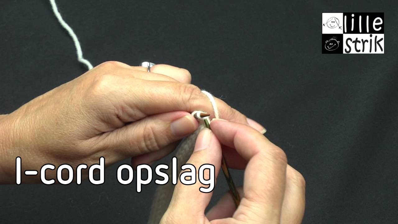 I-cord opslag | Slå masker op | Strik