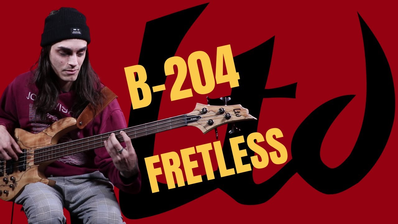 ESP LTD B-204 Fretless!  |  The Ultimate Affordable Fretless Bass  |  Quick Demo  |