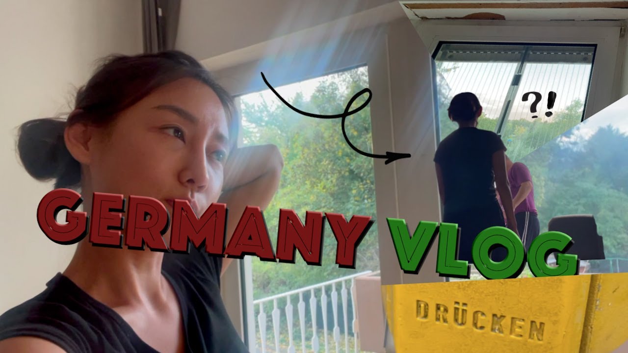 Germany vlog | 🇩🇪 Работа на дому, покраска после ремонта плёнки Rolladen 😂 | EP.02