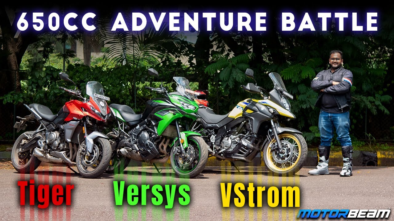 Kawasaki Versys 650 против Triumph Tiger 660 против Suzuki V-Strom 650XT — битва 650cc Adventure ...