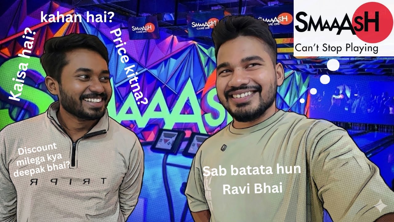 Smaaash! Noida Vlog 🤩| DLF mall of India|Gaming, Cricket & Bowling 🎳😁| VLOG 28