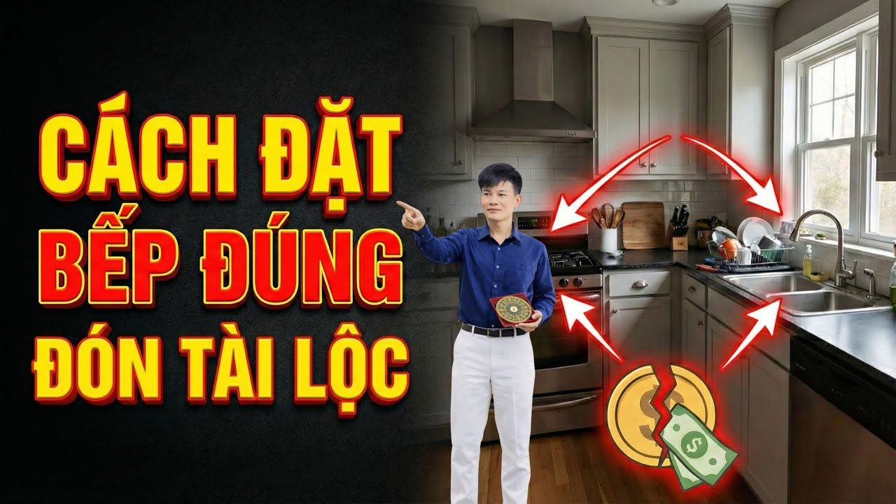 5 Sai Lầm Phong Thủy Ở BẾP Khiến Tài Lộc Bị Mất