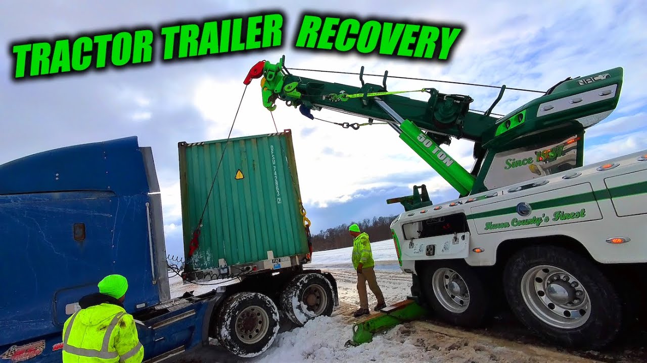 Back-to-Back Wrecked Semi Recoveries | Starting the Year Off Strong!