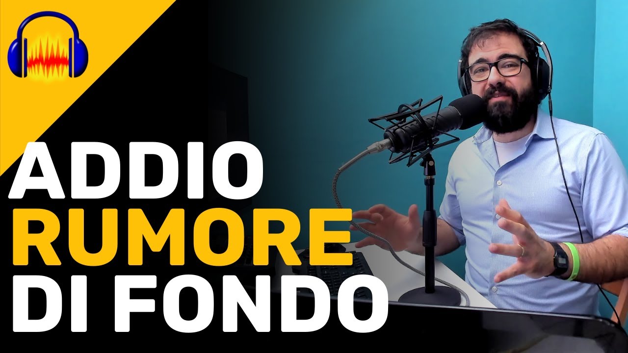 Audacity: riduzione del rumore di fondo in audio e video