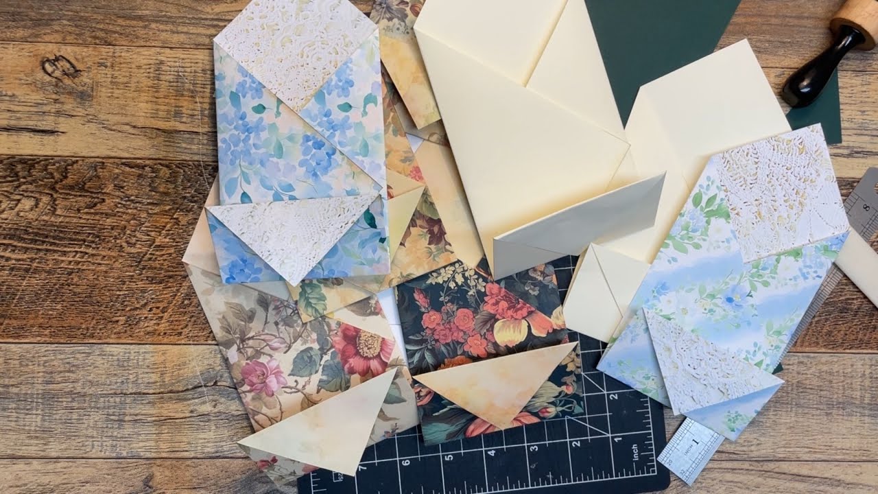 How to Mass-Make My Angles Pocket #onepagewonder #junkjournal #journalpocket