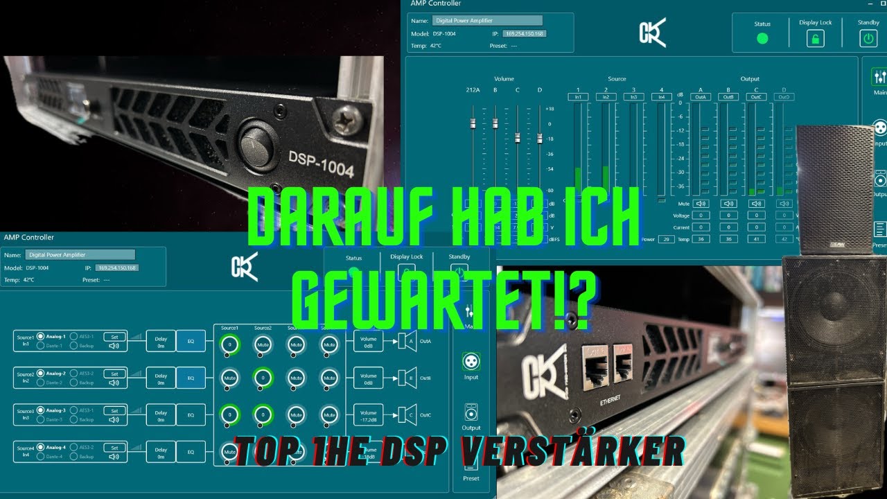 Eine Amp-Revolution?! | DSP Verstärker mit RMS Limiter | CVR DSP 1004 Unboxing&Test | Part1