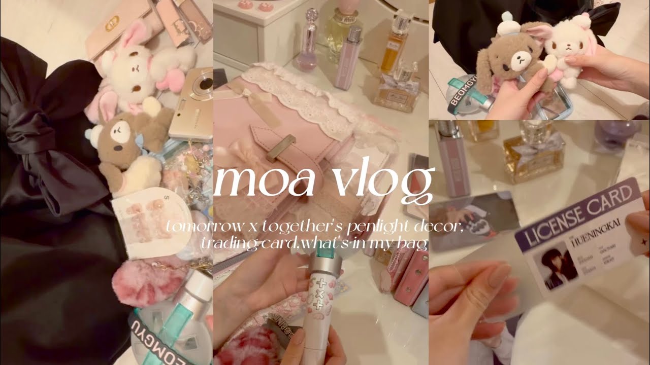 【参戦準備vlog】ライブ準備してトレカ収納してペンラデコした日🎀🍨🎼|kpopオタクの1日|Japanese otaku's life|모아브이로그|모아로그|투바투