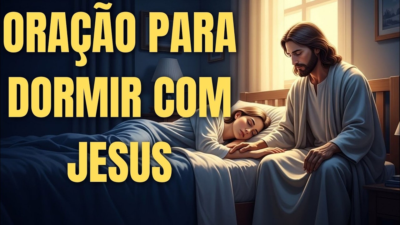 🌙✝️ ORAÇÃO DA NOITE para Dormir em Paz e Protegido | Salmo 91 + Jesus Cuidando de Você
