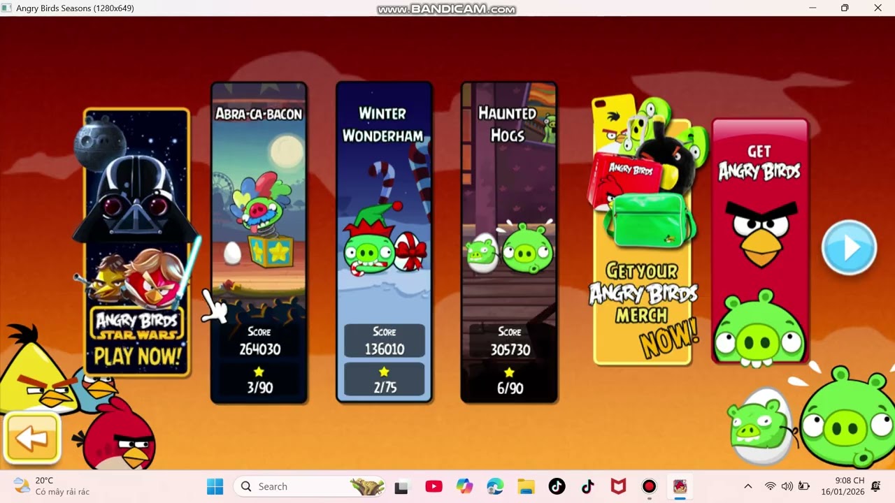 Angry Birds season happy new year 2026 [No Full]