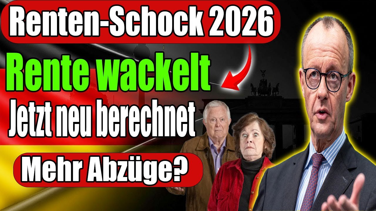 🚨 RENTE NEU BERECHNET 2026: Bezugsgr&ouml;&szlig;e steigt auf 3.955 &euro; &ndash; was das JETZT bedeutet