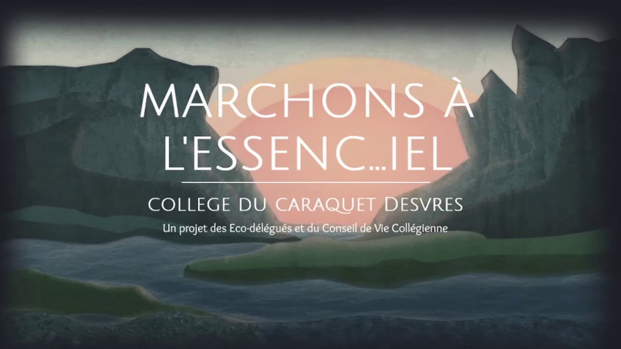 Marchons à l'essenc...iel