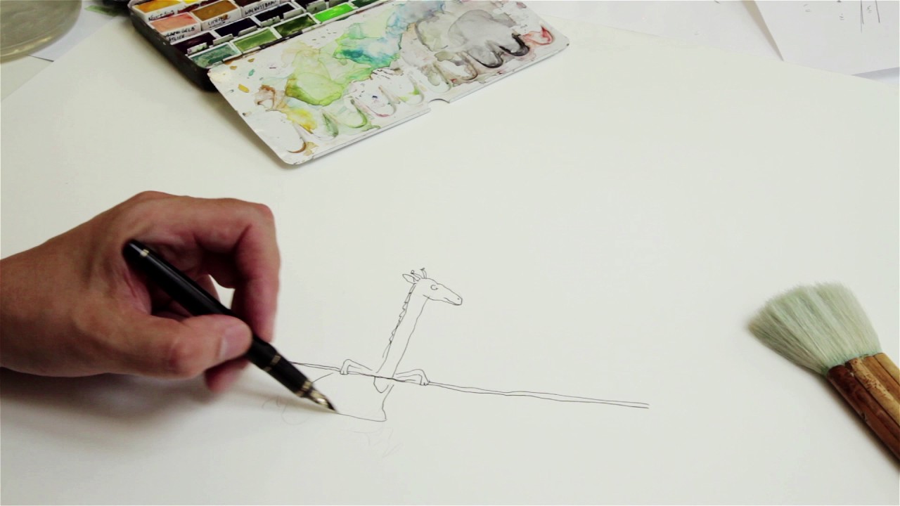 Ole Könnecke zeichnet