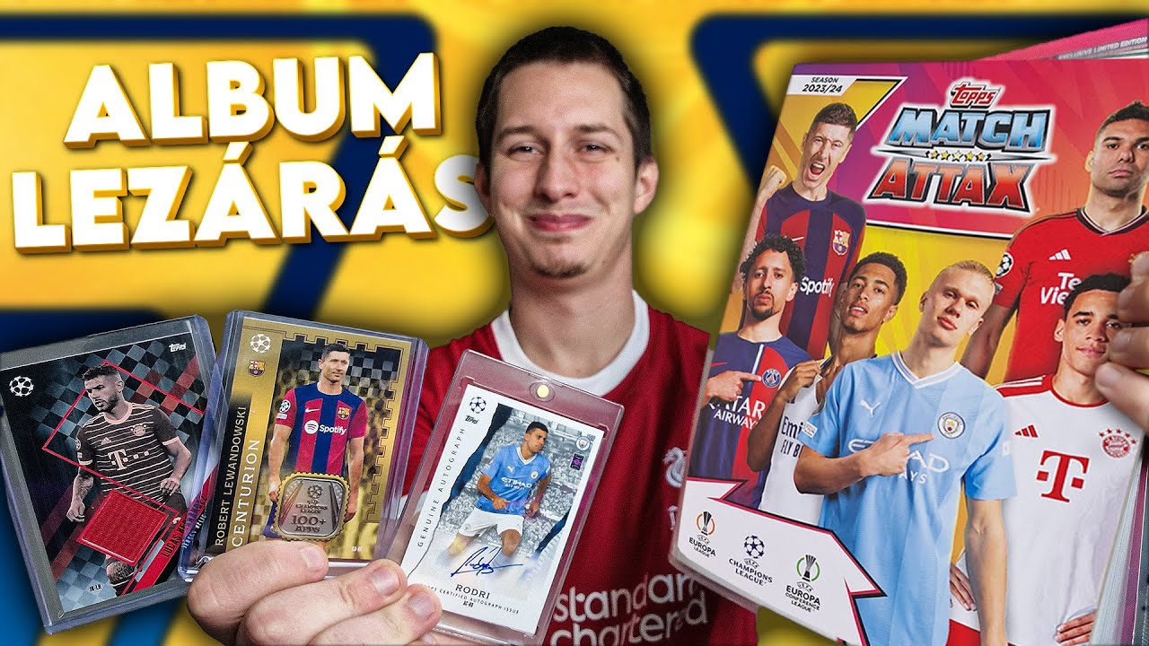 Topps Match Attax UEFA 23/24 | Közel 200%-os Album!