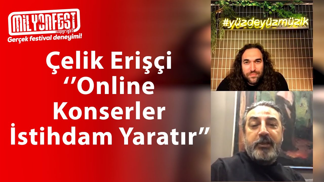 Çelik Erişçi / Online Konserler İstihdam Yaratır - Milyonfest Online Soru Cevap Köşesi