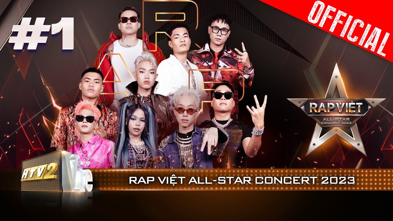 Phần 1/3 - Đại nhạc hội Rap Việt All-star Concert 2023 | Đêm nhạc Rap & HipHop lớn nhất Việt Nam