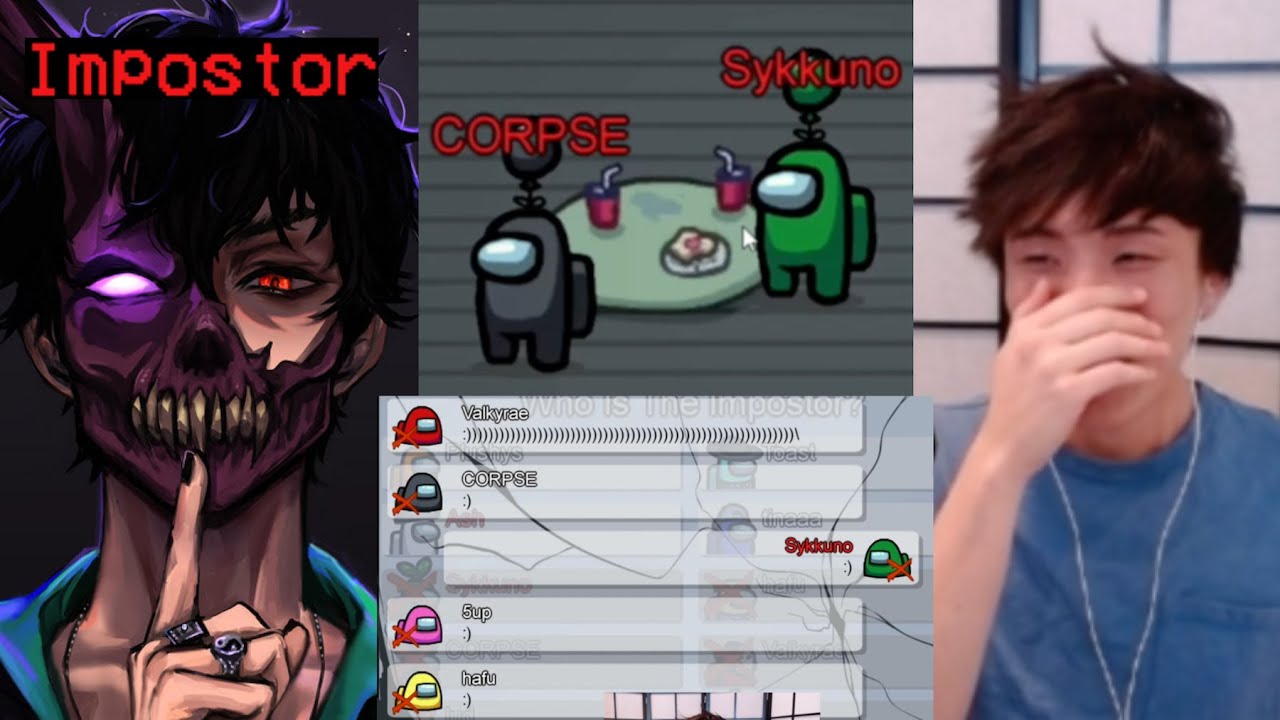 Corpse & Sykkuno imposter round | Sykkuno's makes his first lobby | Disguised Toast DUNKS on Valkyae