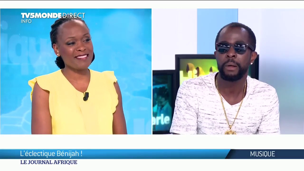 Benijah est l'invité musique du Journal Afrique !