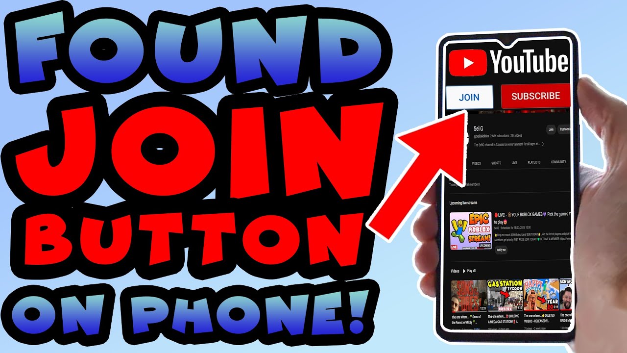 *NEW* How to find JOIN BUTTON on IOS iPHONE 2023 | Youtube Join Button