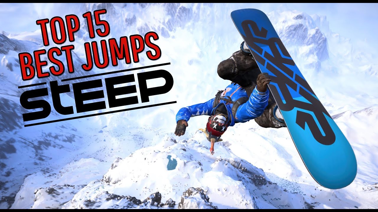STEEP TOP 15 BEST JUMPS / 13X FLIPS & Coordinates/Locations (4K)